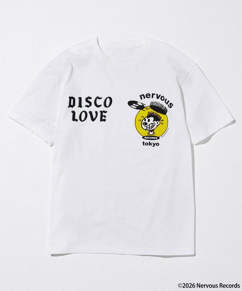 JOURNAL STANDARD(ジャーナルスタンダード)の「Nervous Records / ナーヴァス・レコーズ × A-1 CLOTHING プリントTシャツ(Tシャツ/カットソー・メンズ・ホワイト/チャコールグレー/ワイン・LARGE/MEDIUM/X-LARGE)」の1枚目の写真