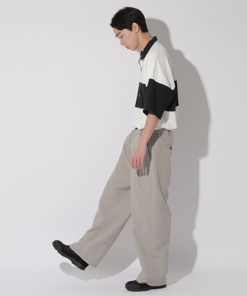 LAKOLE(ラコレ)の「フクレハーフZIPT / 820348(Tシャツ/カットソー・メンズ・ホワイト/ブルー/ブラック/ベージュ・MEDIUM/LARGE)」の11枚目の写真