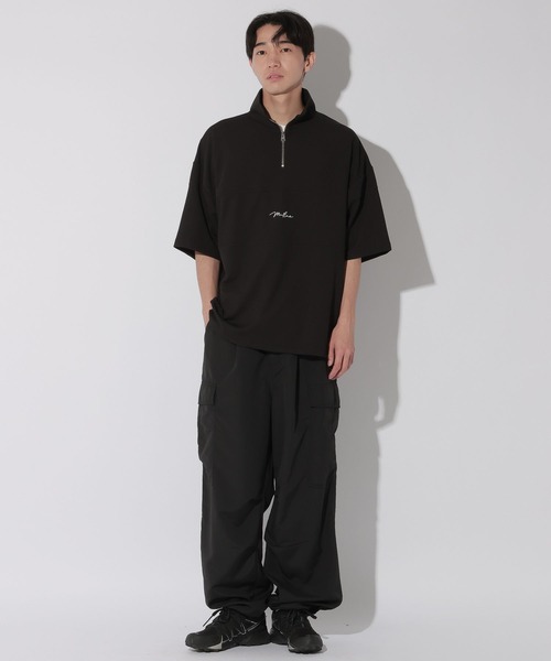 LAKOLE(ラコレ)の「フクレハーフZIPT / 820348(Tシャツ/カットソー・メンズ・ホワイト/ブルー/ブラック/ベージュ・MEDIUM/LARGE)」の15枚目の写真