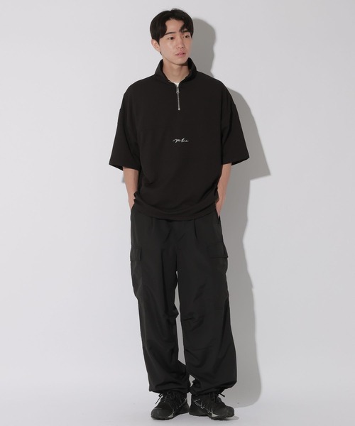 LAKOLE(ラコレ)の「フクレハーフZIPT / 820348(Tシャツ/カットソー・メンズ・ホワイト/ブルー/ブラック/ベージュ・MEDIUM/LARGE)」の16枚目の写真