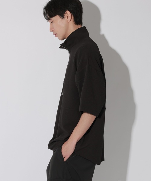 LAKOLE(ラコレ)の「フクレハーフZIPT / 820348(Tシャツ/カットソー・メンズ・ホワイト/ブルー/ブラック/ベージュ・MEDIUM/LARGE)」の20枚目の写真