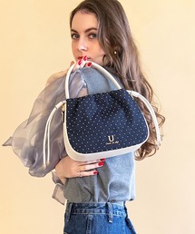 パイエット スタッズドロストバッグ