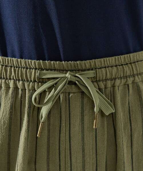 ABAHOUSE GRAY(アバハウスグレイ)の「【リネンブレンド】ストライプ イージーパンツ(その他パンツ・メンズ・オフホワイト/カーキ/ブラウン・46/48/50)」の16枚目の写真