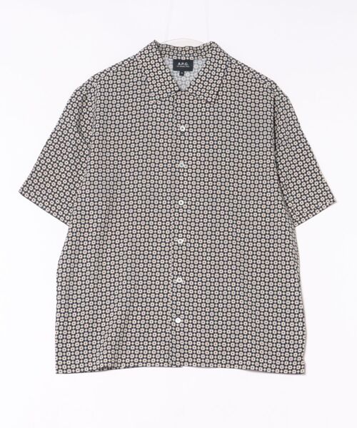 A.P.C.(アーペーセー)の「CHEMISE BENNET(シャツ/ブラウス・メンズ・オフホワイト/ダークネイビー・S/M/L/XS)」の1枚目の写真