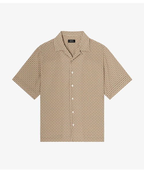 A.P.C.（アーペーセー）の「CHEMISE BENNET（シャツ/ブラウス・メンズ・オフホワイト/ダークネイビー・S/M/L/XS）」の2枚目の写真