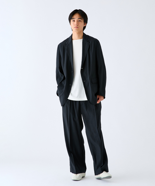 Product Twelve（プロダクトトゥエルブ）の「EDIFICE by Product Twelve リファインド1タックワイドパンツ（スラックス・メンズ・ブラック/ブラウン・LARGE/MEDIUM）」の22枚目の写真