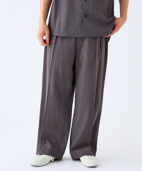Product Twelve（プロダクトトゥエルブ）の「EDIFICE by Product Twelve リファインド1タックワイドパンツ（スラックス・メンズ・ブラック/ブラウン・LARGE/MEDIUM）」の19枚目の写真