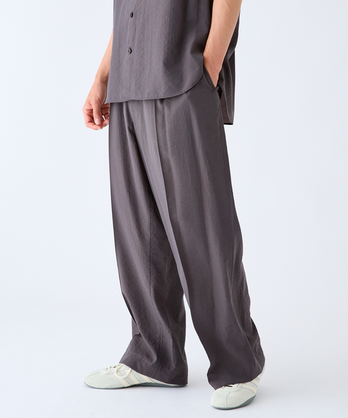 Product Twelve（プロダクトトゥエルブ）の「EDIFICE by Product Twelve リファインド1タックワイドパンツ（スラックス・メンズ・ブラック/ブラウン・LARGE/MEDIUM）」の18枚目の写真