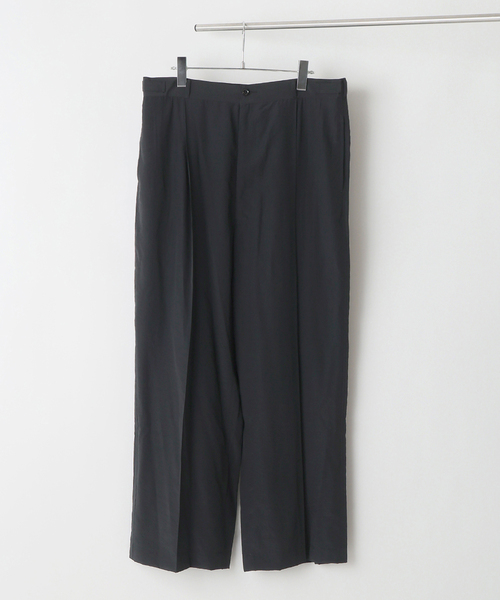 Product Twelve（プロダクトトゥエルブ）の「EDIFICE by Product Twelve リファインド1タックワイドパンツ（スラックス・メンズ・ブラック/ブラウン・LARGE/MEDIUM）」の11枚目の写真