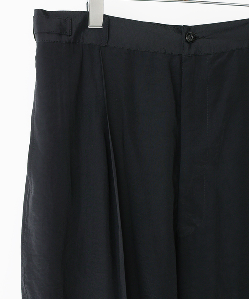Product Twelve（プロダクトトゥエルブ）の「EDIFICE by Product Twelve リファインド1タックワイドパンツ（スラックス・メンズ・ブラック/ブラウン・LARGE/MEDIUM）」の9枚目の写真