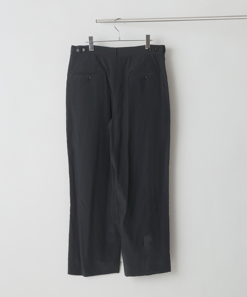 Product Twelve（プロダクトトゥエルブ）の「EDIFICE by Product Twelve リファインド1タックワイドパンツ（スラックス・メンズ・ブラック/ブラウン・LARGE/MEDIUM）」の7枚目の写真