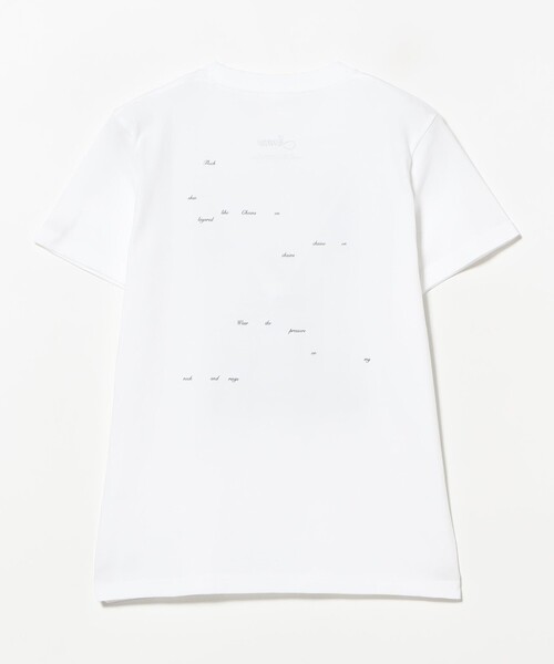 Ray BEAMS（レイビームス）の「JENNIE / Ruby T-shirt（Tシャツ/カットソー・レディース・ホワイト/ブラック・ONE SIZE）」の5枚目の写真