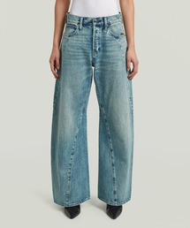 Contor 3D Wide Jeans/ヴィンテージライク立体裁断ワイドルーズジーンズ/L28