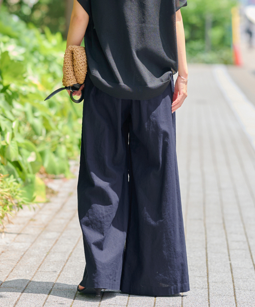 JOURNAL STANDARD relume（ジャーナルスタンダード　レリューム）の「《追加3》リネンコットンワイドギャザーパンツ（その他パンツ・レディース・アイボリー・36/38）」の17枚目の写真