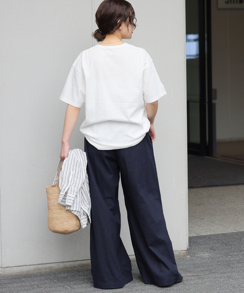 JOURNAL STANDARD relume（ジャーナルスタンダード　レリューム）の「《追加3》リネンコットンワイドギャザーパンツ（その他パンツ・レディース・アイボリー・36/38）」の20枚目の写真