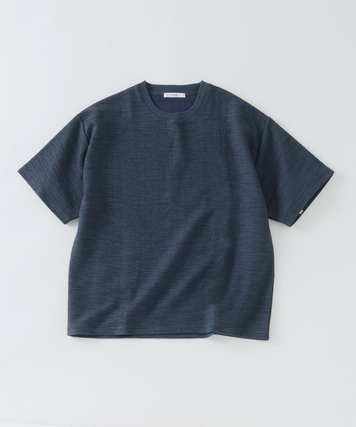 JOURNAL STANDARD relume(ジャーナルスタンダード レリューム)の「ブークレ ジャガード ニットソー(Tシャツ/カットソー・メンズ・ダークグリーン/ライトグレー/コバルトブルー・MEDIUM/LARGE)」の14枚目の写真