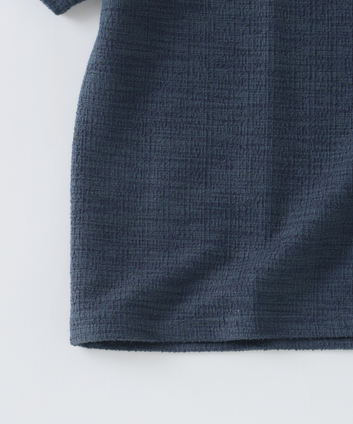 JOURNAL STANDARD relume(ジャーナルスタンダード レリューム)の「ブークレ ジャガード ニットソー(Tシャツ/カットソー・メンズ・ダークグリーン/ライトグレー/コバルトブルー・MEDIUM/LARGE)」の16枚目の写真