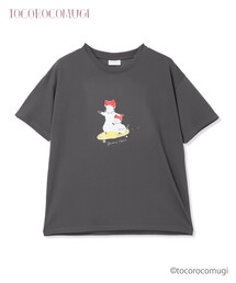 トコロコムギいちごにゃんこ半袖Tシャツ