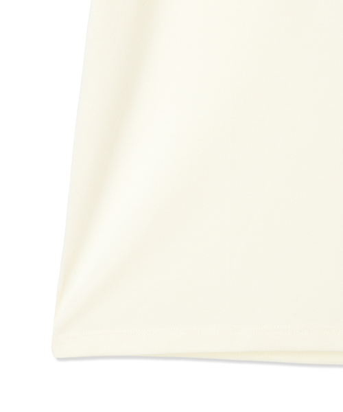 CROSSPLUS ONLINE（クロスプラスオンライン）の「トコロコムギいちごにゃんこ半袖Tシャツ（Tシャツ/カットソー・レディース・アイボリー/チャコールグレー・M/L）」の5枚目の写真