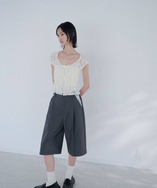 Nora Lily elle(ノラリリーエル)の「between layers(Tシャツ/カットソー・レディース・ホワイト/ブラック・FREE)」の16枚目の写真