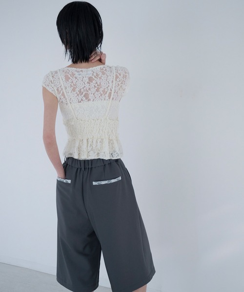 Nora Lily elle(ノラリリーエル)の「between layers(Tシャツ/カットソー・レディース・ホワイト/ブラック・FREE)」の17枚目の写真