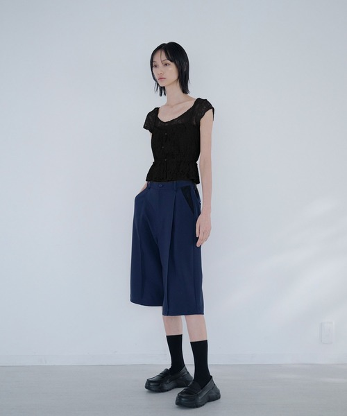 Nora Lily elle(ノラリリーエル)の「between layers(Tシャツ/カットソー・レディース・ホワイト/ブラック・FREE)」の21枚目の写真