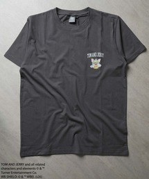 接触冷感 TOM&JERRY ワンポイントプリント BIG T