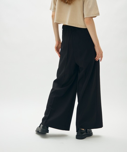 full/fill.（フルフィル）の「two tuck wide pants / 2タックワイドパンツ（スラックス・レディース・ブラック/ベージュ・FREE）」の10枚目の写真