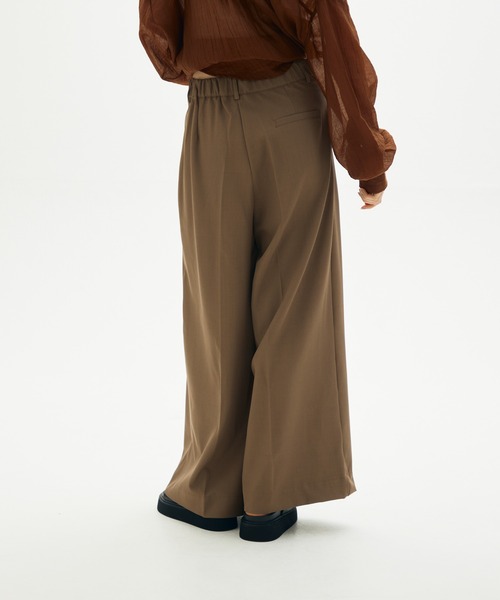 full/fill.（フルフィル）の「two tuck wide pants / 2タックワイドパンツ（スラックス・レディース・ブラック/ベージュ・FREE）」の18枚目の写真