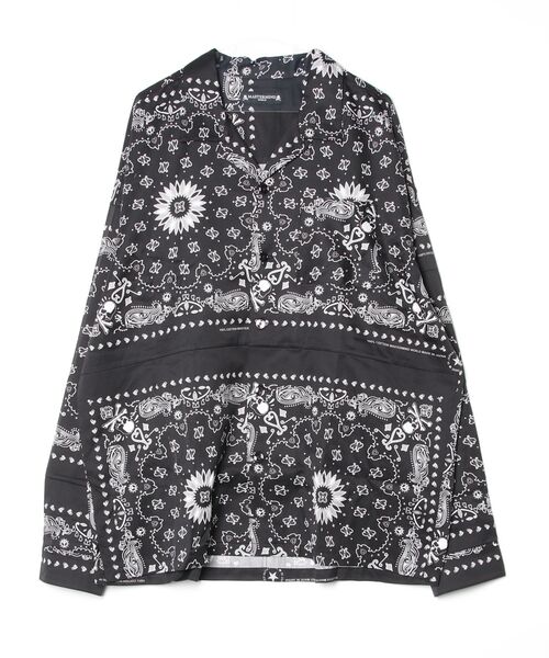 mastermind JAPAN(マスターマインド)の「BANDANA SHIRT(シャツ/ブラウス・メンズ・レッド/ブラック・XL)」の2枚目の写真