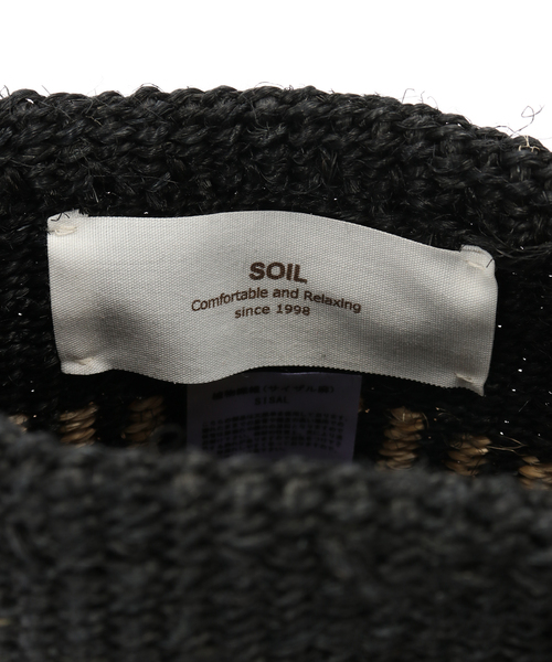 JOURNAL STANDARD LUXE（ジャーナルスタンダード　ラックス）の「【SOIL】STRIPE SISAL ONE HANDLE BAG（かごバッグ・レディース・ブラウン/ブラック・FREE）」の11枚目の写真