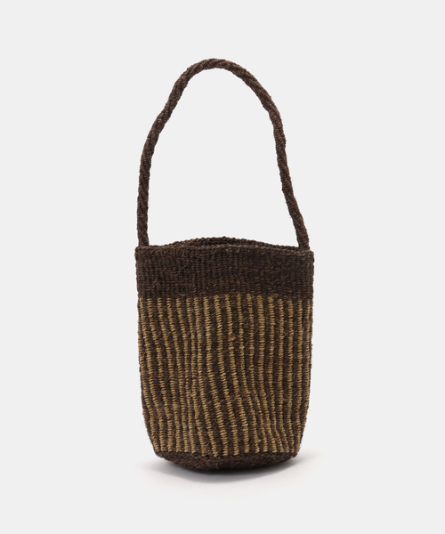 JOURNAL STANDARD LUXE（ジャーナルスタンダード　ラックス）の「【SOIL】STRIPE SISAL ONE HANDLE BAG（かごバッグ・レディース・ブラウン/ブラック・FREE）」の13枚目の写真