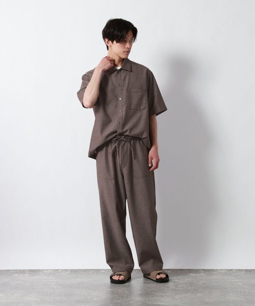 GLOBAL WORK（グローバルワーク）の「リネンブレンドイージーパンツ/732030（その他パンツ・メンズ・ブラック/ダークブラウン・SMALL/MEDIUM/LARGE/X-LARGE）」の19枚目の写真