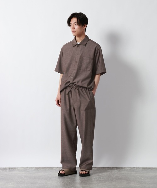 GLOBAL WORK（グローバルワーク）の「リネンブレンドイージーパンツ/732030（その他パンツ・メンズ・ブラック/ダークブラウン・SMALL/MEDIUM/LARGE/X-LARGE）」の20枚目の写真