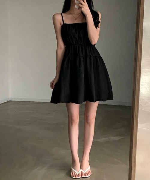 FAVORITO(ファヴォリート)の「キャミワンピース(ワンピース・レディース・ホワイト/ブラック・F)」の20枚目の写真