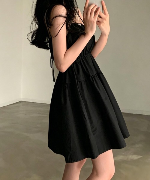FAVORITO(ファヴォリート)の「キャミワンピース(ワンピース・レディース・ホワイト/ブラック・F)」の19枚目の写真