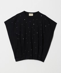 別注】＜MUVEIL＞6分袖 レース ボーダー カットソー ‐united LOVE