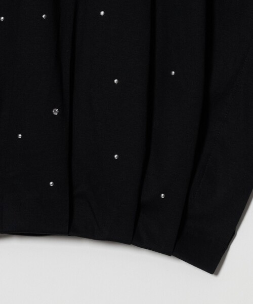 UNITED ARROWS(ユナイテッドアローズ)の「ビジュー Tシャツ ‐接触冷感‐(Tシャツ/カットソー・レディース・ホワイト/ブラック・FREE)」の9枚目の写真