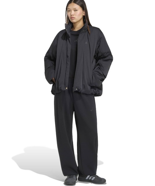 adidas（アディダス）の「【adidas×アルペン限定コレクション】アディダス adidas ラックスフロー しわ加工 ウーブン ルーズフィット パッドジャケット （ダウンジャケット/コート・レディース・オフホワイト/ブラック/グリーン・S/XL/L/M）」の16枚目の写真