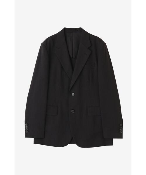 YLEVE（イレーヴ）の「YLEVE / HEMP ORGANIC COTTON CANVAS JK（テーラードジャケット・レディース・ブラック/カーキ・0/2/1）」の6枚目の写真