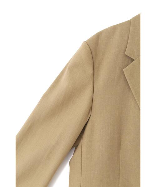YLEVE（イレーヴ）の「YLEVE / HEMP ORGANIC COTTON CANVAS JK（テーラードジャケット・レディース・ブラック/カーキ・0/2/1）」の14枚目の写真