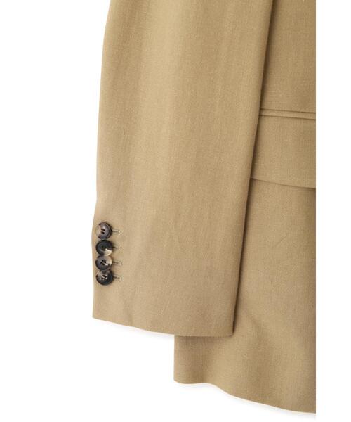 YLEVE（イレーヴ）の「YLEVE / HEMP ORGANIC COTTON CANVAS JK（テーラードジャケット・レディース・ブラック/カーキ・0/2/1）」の15枚目の写真