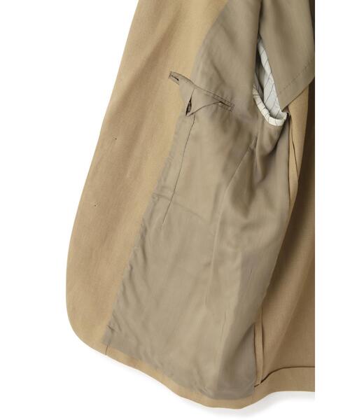YLEVE（イレーヴ）の「YLEVE / HEMP ORGANIC COTTON CANVAS JK（テーラードジャケット・レディース・ブラック/カーキ・0/2/1）」の17枚目の写真