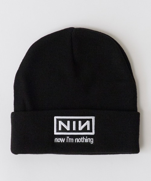 ROOPTOKYO(ループトウキョウ)の「Nine Inch Nails / ナインインチネイルズ NIN Unisex Beanie Now I'm Nothing ロゴビーニー ニット帽 ストリート メンズ 2026年秋冬 秋物(ニットキャップ/ビーニー・メンズ・ブラック・FREE)」の9枚目の写真