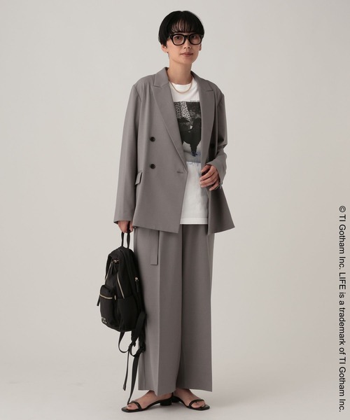 Elura(エルーラ)の「≪GOOD ROCK SPEED/グッドロックスピード≫ DOGプリントTシャツ/1057136(Tシャツ/カットソー・レディース・ホワイト/チャコールグレー・FREE)」の9枚目の写真