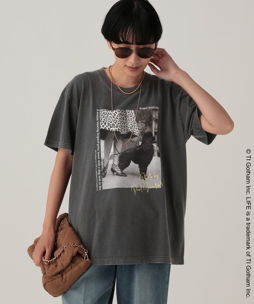 Elura(エルーラ)の「≪GOOD ROCK SPEED/グッドロックスピード≫ DOGプリントTシャツ/1057136(Tシャツ/カットソー・レディース・ホワイト/チャコールグレー・FREE)」の12枚目の写真
