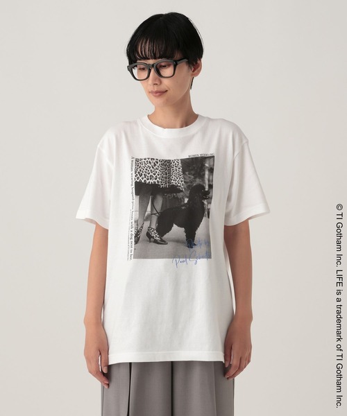 Elura(エルーラ)の「≪GOOD ROCK SPEED/グッドロックスピード≫ DOGプリントTシャツ/1057136(Tシャツ/カットソー・レディース・ホワイト/チャコールグレー・FREE)」の13枚目の写真