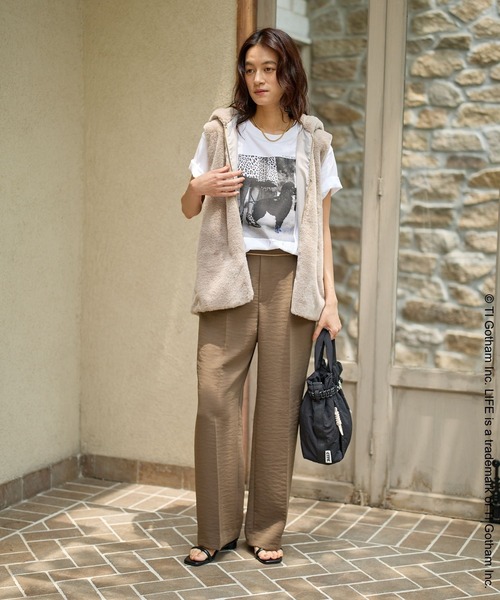 Elura(エルーラ)の「≪GOOD ROCK SPEED/グッドロックスピード≫ DOGプリントTシャツ/1057136(Tシャツ/カットソー・レディース・ホワイト/チャコールグレー・FREE)」の20枚目の写真