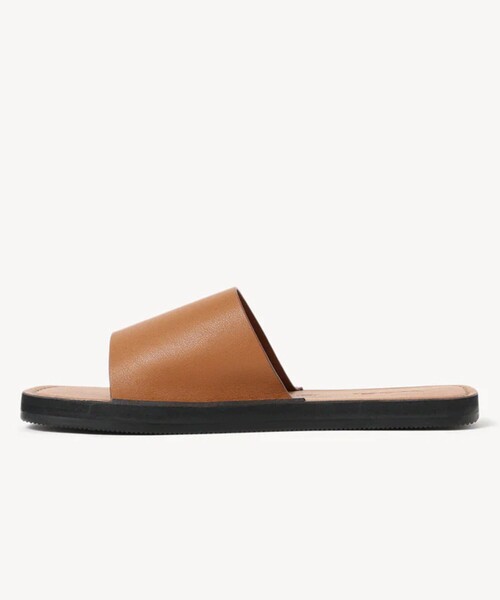 Rouge vif(ルージュヴィフ)の「【Waa.Studios/ワースタジオ】レザーフラットサンダル XP SANDAL(サンダル・レディース・ブラック/ブラウン・38/36/37)」の4枚目の写真
