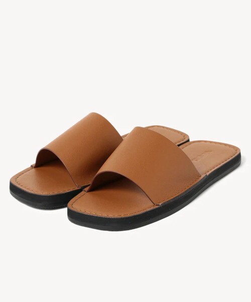 Rouge vif(ルージュヴィフ)の「【Waa.Studios/ワースタジオ】レザーフラットサンダル XP SANDAL(サンダル・レディース・ブラック/ブラウン・38/36/37)」の5枚目の写真